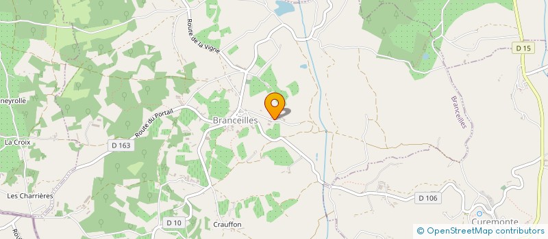 localisation de l'entreprise MONSIEUR JEAN CIPIERE  BRANCEILLES