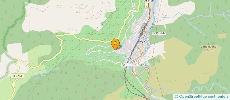 localisation de l'entreprise MONSIEUR JEAN CIRRI  BREIL-SUR-ROYA