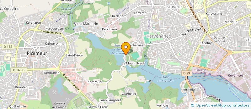 localisation de l'entreprise MONSIEUR JEAN CIVEL  PLOEMEUR