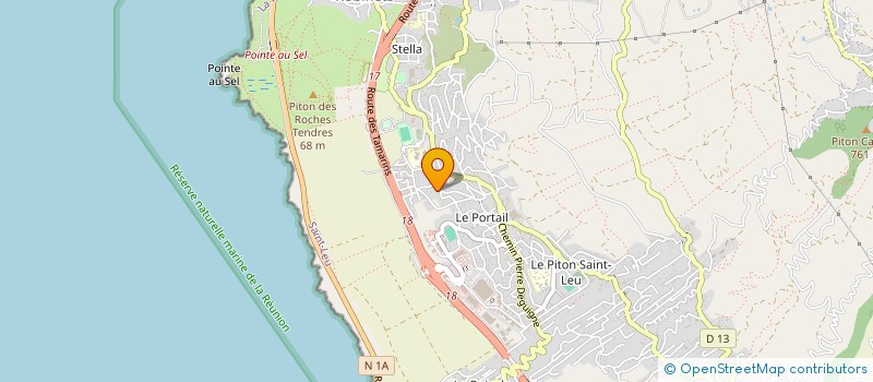 localisation de l'entreprise MONSIEUR JEAN CLAIN  SAINT-LEU