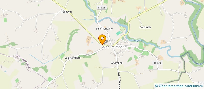 localisation de l'entreprise MONSIEUR JEAN CLAIN à SAINT-FRAIMBAULT