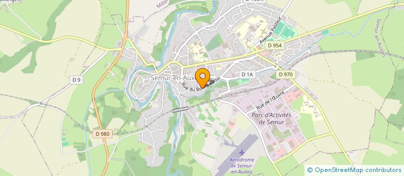 localisation de l'entreprise MONSIEUR JEAN CLAIRAIS  SEMUR-EN-AUXOIS