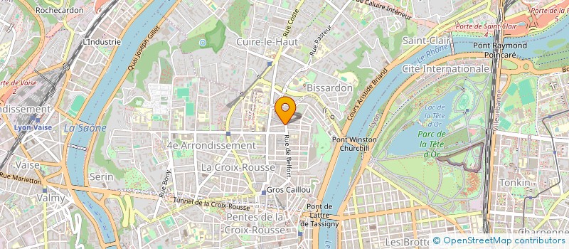 localisation de l'entreprise MONSIEUR JEAN CLARAC  LYON