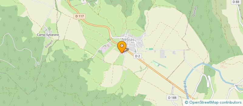 localisation de l'entreprise MONSIEUR JEAN CLARAS  NEBIAS