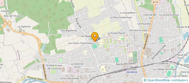 localisation de l'entreprise MONSIEUR JEAN CLARENC  VENDOME