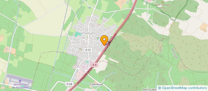 localisation de l'entreprise MONSIEUR JEAN CLARET  VINASSAN