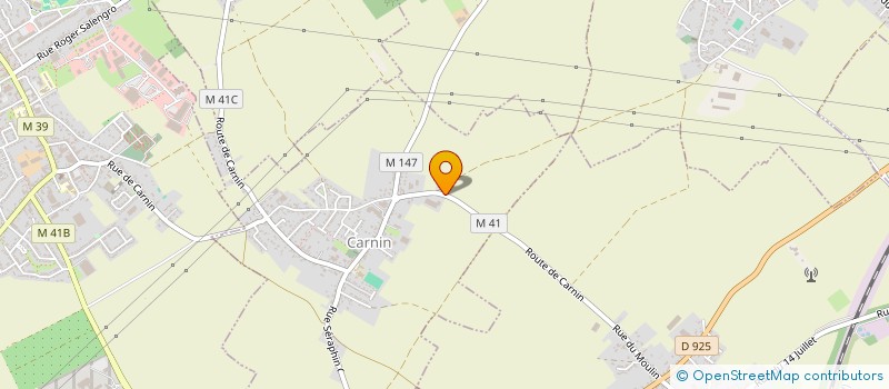 localisation de l'entreprise MONSIEUR JEAN CLARY  CARNIN