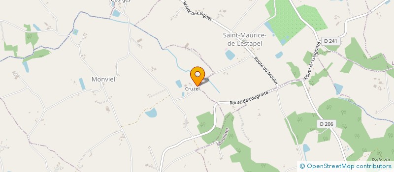 localisation de l'entreprise MONSIEUR JEAN CLAUDE  MONVIEL