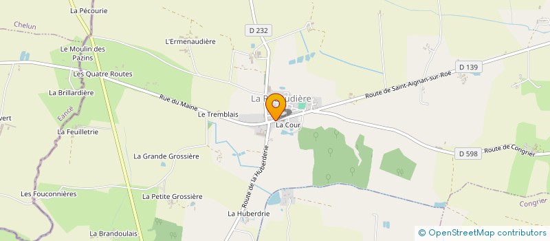 localisation de l'entreprise MONSIEUR JEAN-CLAUDE ACELDY  LA ROUAUDIERE