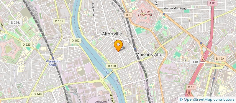 localisation de l'entreprise MONSIEUR JEAN-CLAUDE AGOPIAN à ALFORTVILLE