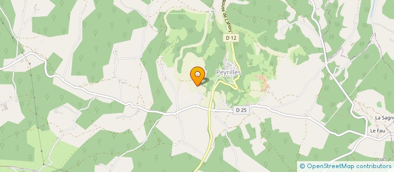 localisation de l'entreprise MONSIEUR JEAN-CLAUDE ALADEL  PEYRILLES