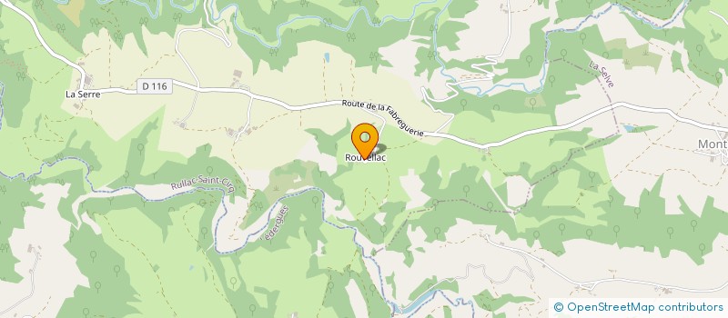 localisation de l'entreprise MONSIEUR JEAN-CLAUDE ALBINET  RULLAC-SAINT-CIRQ