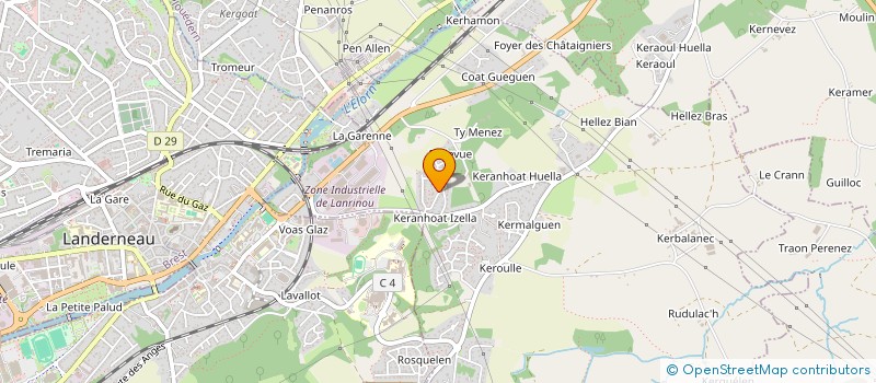 localisation de l'entreprise MONSIEUR JEAN CLAUDE ALLAIN  PENCRAN