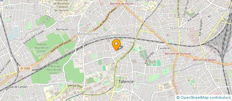 localisation de l'entreprise MONSIEUR JEAN-CLAUDE AMIOT à TALENCE