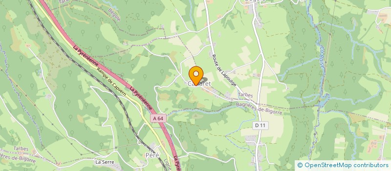 localisation de l'entreprise MONSIEUR JEAN-CLAUDE ANDRE  CAHARET