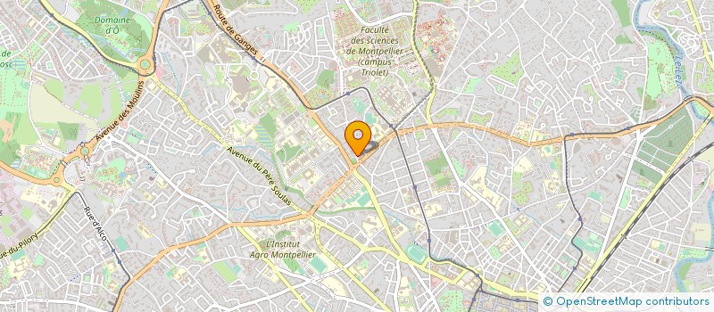 localisation de l'entreprise MONSIEUR JEAN-CLAUDE ANDRON  MONTPELLIER