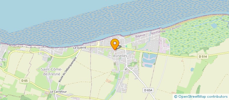 localisation de l'entreprise MONSIEUR JEAN-CLAUDE ANNE  ASNELLES