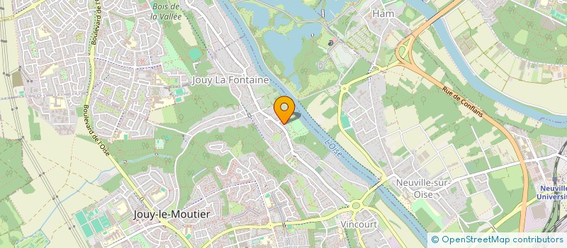localisation de l'entreprise MONSIEUR JEAN-CLAUDE ANTONINI  JOUY-LE-MOUTIER