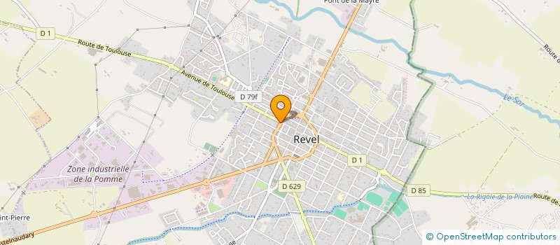 localisation de l'entreprise MONSIEUR JEAN-CLAUDE AQUORT  REVEL