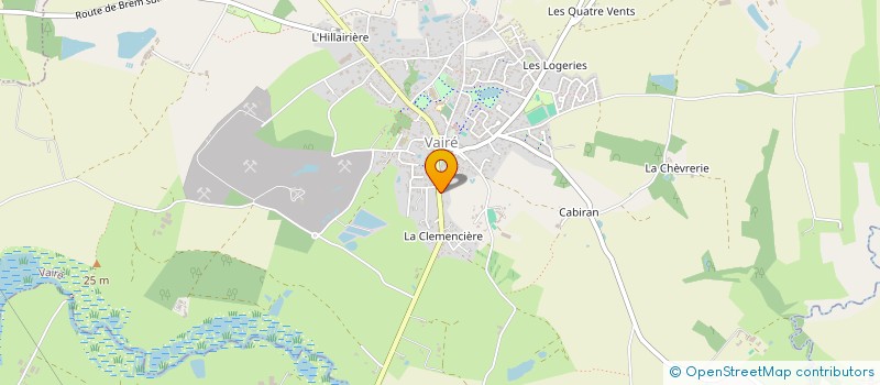 localisation de l'entreprise MONSIEUR JEAN-CLAUDE ARCHAMBAUD  VAIRE