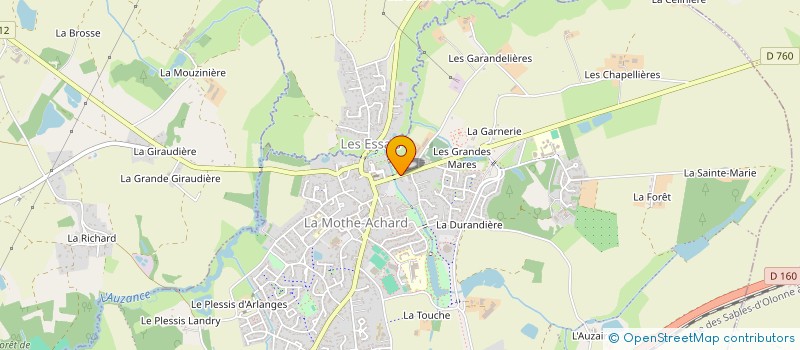 localisation de l'entreprise MONSIEUR JEAN-CLAUDE ARTAUD à LES ACHARDS