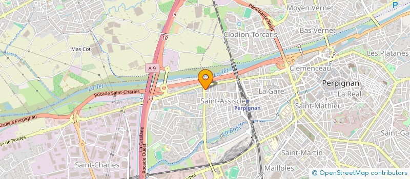 localisation de l'entreprise MONSIEUR JEAN-CLAUDE ASSALIT  PERPIGNAN
