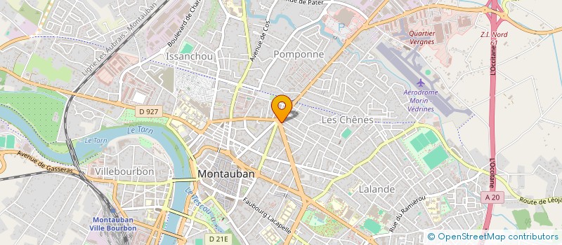 localisation de l'entreprise MONSIEUR JEAN-CLAUDE AUBARET  MONTAUBAN