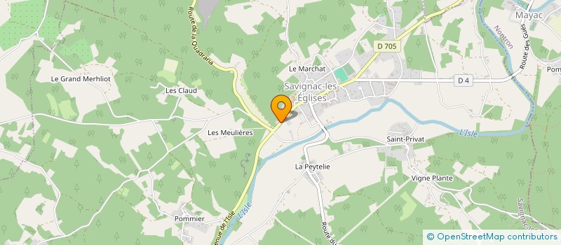 localisation de l'entreprise MONSIEUR JEAN-CLAUDE AUBISSE  SORGES-ET-LIGUEUX-EN-PERIGORD