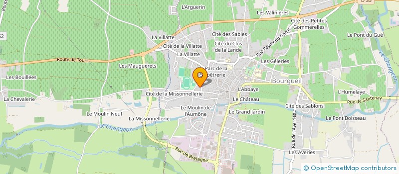 localisation de l'entreprise MONSIEUR JEAN-CLAUDE AUDEBERT  BOURGUEIL