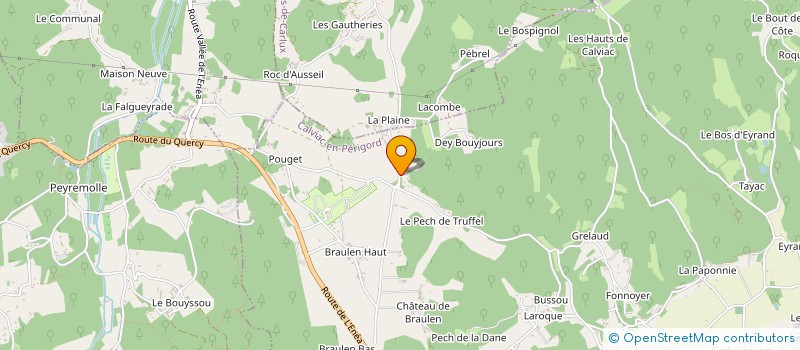 localisation de l'entreprise MONSIEUR JEAN CLAUDE AUDRIX à PRATS-DE-CARLUX