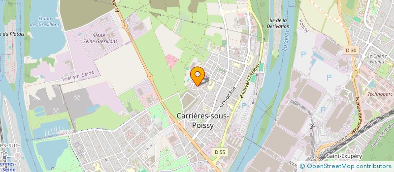 localisation de l'entreprise MONSIEUR JEAN CLAUDE AUGUSTIN à CARRIERES-SOUS-POISSY