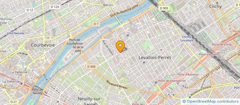 localisation de l'entreprise MONSIEUR JEAN CLAUDE AZEMARD à LEVALLOIS-PERRET