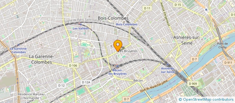 localisation de l'entreprise MONSIEUR JEAN-CLAUDE BABUSIK  ASNIERES-SUR-SEINE