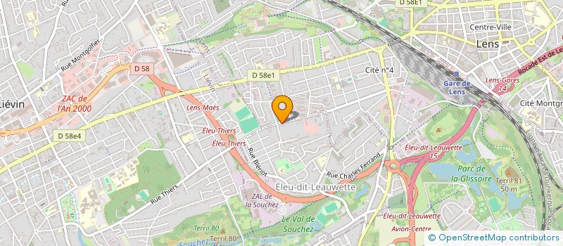 localisation de l'entreprise MONSIEUR JEAN CLAUDE BACRO  ELEU-DIT-LEAUWETTE