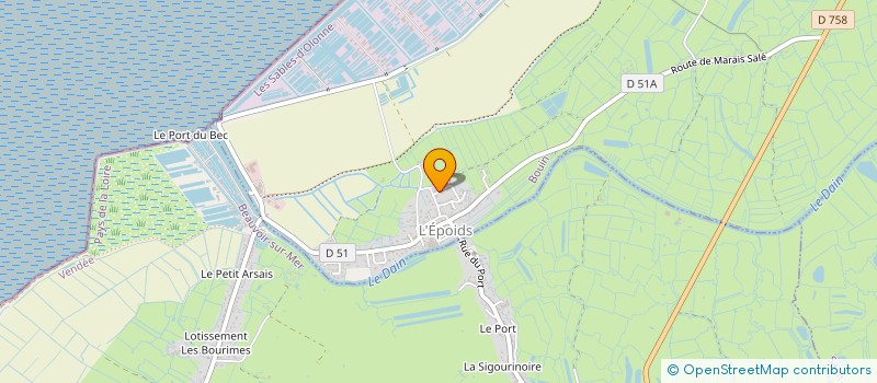 localisation de l'entreprise MONSIEUR JEAN-CLAUDE BAIZEAU à BOUIN