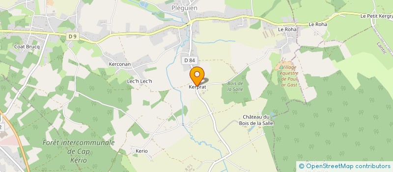 localisation de l'entreprise MONSIEUR JEAN-CLAUDE BALLOUARD  PLEGUIEN