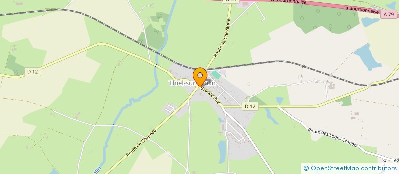 localisation de l'entreprise MONSIEUR JEAN CLAUDE BALOUZAT à THIEL-SUR-ACOLIN