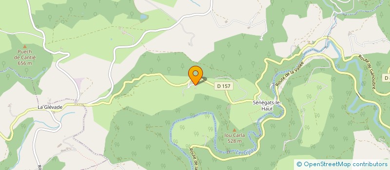 localisation de l'entreprise MONSIEUR JEAN-CLAUDE BARBE  SAINT-PIERRE-DE-TRIVISY