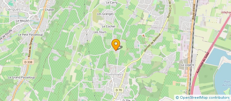 localisation de l'entreprise MONSIEUR JEAN-CLAUDE BARBERY  POMMIERS