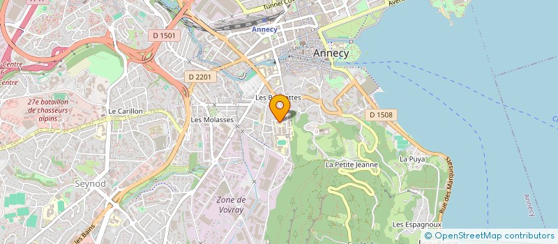 localisation de l'entreprise MONSIEUR JEAN-CLAUDE BARBIER à ANNECY