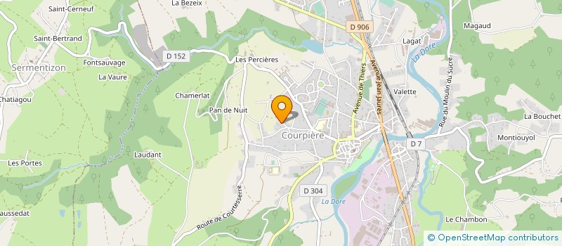 localisation de l'entreprise MONSIEUR JEAN-CLAUDE BARGE à COURPIERE