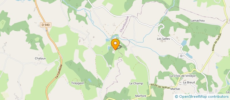 localisation de l'entreprise MONSIEUR JEAN-CLAUDE BARONE  CHAMBOULIVE