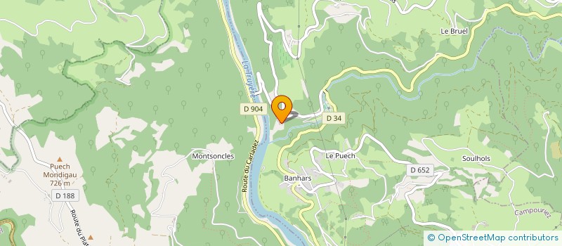 localisation de l'entreprise MONSIEUR JEAN-CLAUDE BARRIE  SAINT-AMANS-DES-COTS