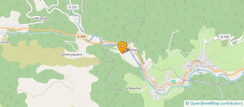 localisation de l'entreprise MONSIEUR JEAN-CLAUDE BARTHELEMY à ARRE