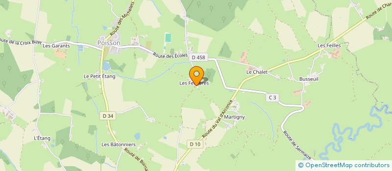 localisation de l'entreprise MONSIEUR JEAN-CLAUDE BASSET  POISSON