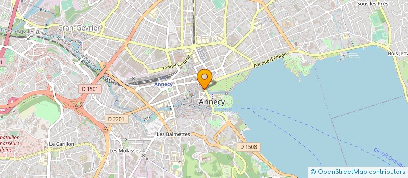 localisation de l'entreprise MONSIEUR JEAN-CLAUDE BATTISTELLA à ANNECY