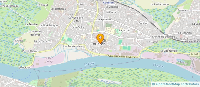 localisation de l'entreprise MONSIEUR JEAN-CLAUDE BAUDET à COUERON