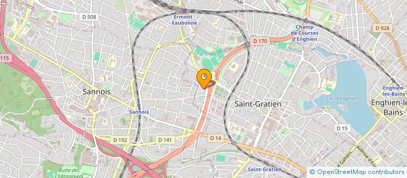 localisation de l'entreprise MONSIEUR JEAN-CLAUDE BAUDOIN  SAINT-GRATIEN