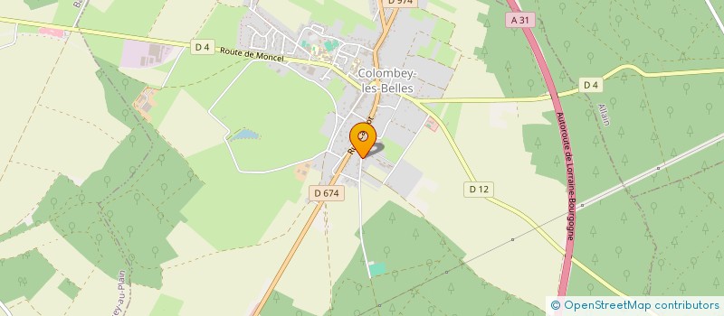 localisation de l'entreprise MONSIEUR JEAN-CLAUDE BAUMGARTNER  COLOMBEY-LES-BELLES