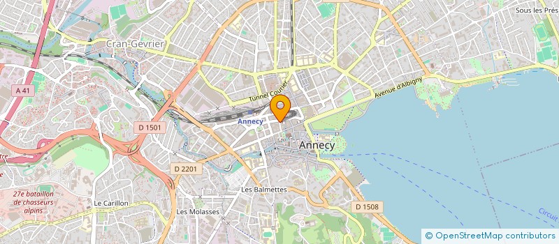 localisation de l'entreprise MONSIEUR JEAN-CLAUDE BAVOILLOT à ANNECY